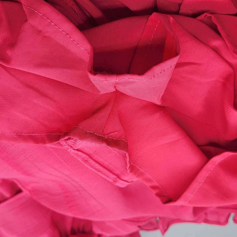 @Balance Lily Ruffle Romper in Fuschia - Picture 6 of 9
